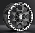 Диски LS wheels LS1375 8 х 17 6*139,7 Et: 36 Dia: 100.1 черный с полированным ободом