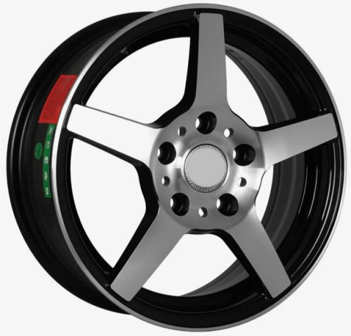 Диски Megami AF-07 6 х 15 5*100 Et: 38 Dia: 57.1 черный полностью полированный