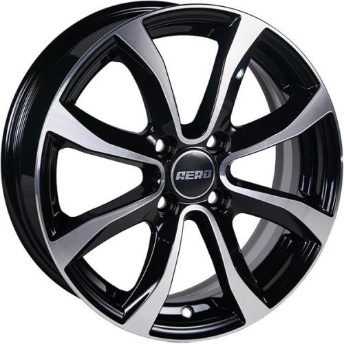 Диски AERO V2110 6 х 15 4*98 Et: 35 Dia: 58.6 черный с проточкой глянцевый