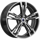 Диски K&K Karrera Light 7 х 18 5*114,3 Et: 40 Dia: 66.1 черный с проточкой глянцевый