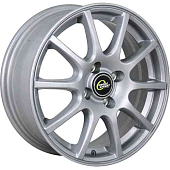 Диски CROSS STREET СR-16 6 х 15 4*100 Et: 50 Dia: 60.1 классический серебристый цвет