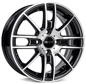 Диски AERO V2173 5.5 х 14 4*100 Et: 45 Dia: 67.1 черный с проточкой глянцевый