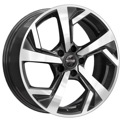 Диски Скад KL-328 7 х 18 5*108 Et: 41 Dia: 59.6 черный с проточкой глянцевый