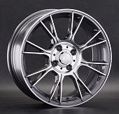 Диски LS wheels 818 7 х 16 4*100 Et: 42 Dia: 73.1 серый с полировкой