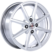 Диски ALCASTA M63 6 х 15 4*100 Et: 37 Dia: 60.1 классический серебристый цвет