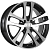 Диски RR CSS 266 7.5 х 17 4*98 Et: 28 Dia: 58.6 черный с проточкой глянцевый