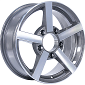 Диски CROSS STREET CR-25 6.5 х 16 5*139,7 Et: 35 Dia: 98 серый с полировкой