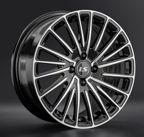 Диски LS wheels LS1356 6.5 х 15 4*100 Et: 45 Dia: 60.1 черный полностью полированный