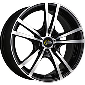 Диски CROSS STREET Y9129 7 х 17 5*112 Et: 43 Dia: 57.1 черный полностью полированный