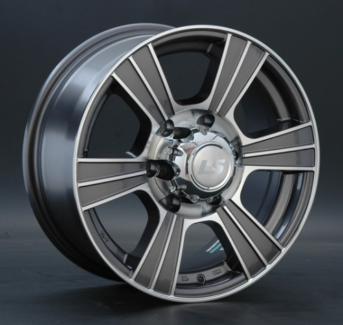 Диски LS wheels LS160 7 х 16 6*139,7 Et: 10 Dia: 107.6 серый с полировкой