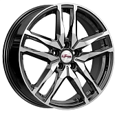 Диски iFree Бомбей 6.5 х 18 5*114,3 Et: 37 Dia: 66.6 черный с проточкой глянцевый