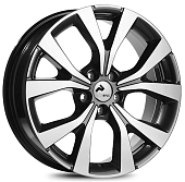 Диски RPLC Chr7 6.5 х 18 5*108 Et: 33 Dia: 60.1 черный с проточкой глянцевый