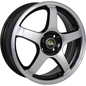 Диски CROSS STREET СR-14 6 х 16 4*100 Et: 41 Dia: 60.1 черный полностью полированный