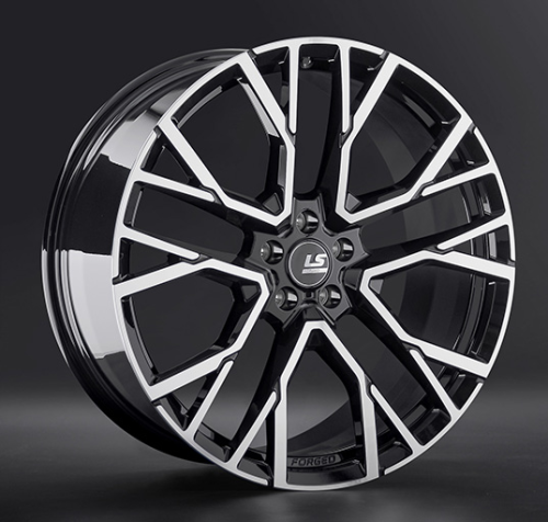 Диски LS Forged FG07  10.5 х 21 5*112 Et: 43 Dia: 66.6 черный полностью полированный