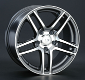 Диски LS wheels LS285 7 х 17 4*100 Et: 40 Dia: 60.1 серый с полировкой