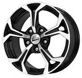 Диски iFree Эрнесто 6.5 х 15 5*114,3 Et: 40 Dia: 66.1 черный с проточкой глянцевый