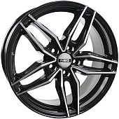 Диски NEO 782 7.5 х 17 5*108 Et: 50.5 Dia: 63.3 черный с проточкой глянцевый