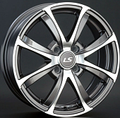 Диски LS wheels LS313 7 х 17 4*100 Et: 45 Dia: 60.1 серый с полировкой