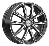 Диски iFree Драйвер 6 х 15 5*100 Et: 40 Dia: 57.1 черный с проточкой глянцевый