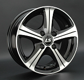 Диски LS wheels LS202 6 х 14 4*100 Et: 39 Dia: 73.1 черный полностью полированный