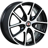 Диски ALCASTA M59 6.5 х 16 5*114,3 Et: 45 Dia: 67.1 черный полностью полированный