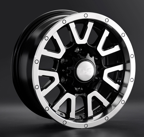 Диски LS wheels LS 1288 7 х 15 6*139,7 Et: 10 Dia: 106.1 черный полностью полированный